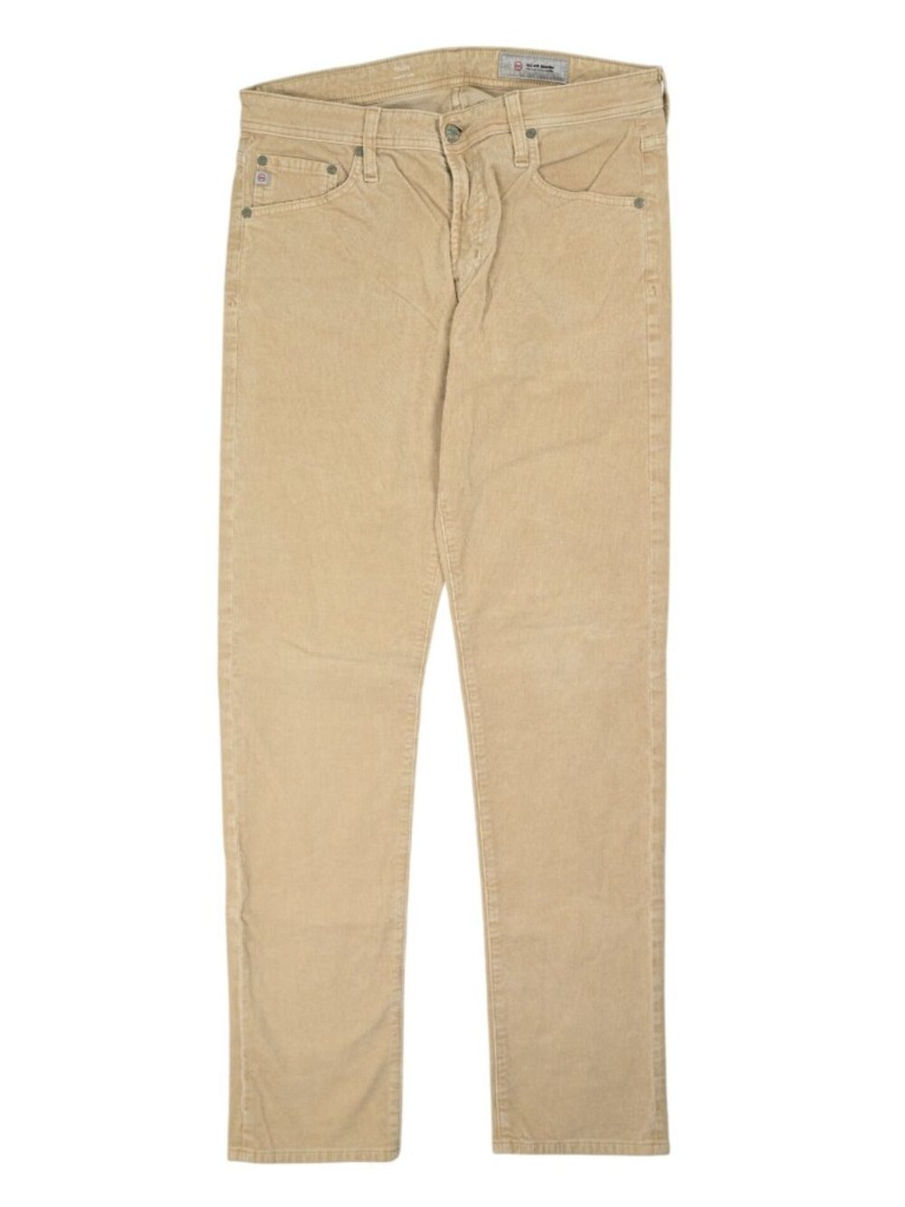 AG Adriano Goldschmied Tellis Modern Slim Corduroy Jeans in Tan